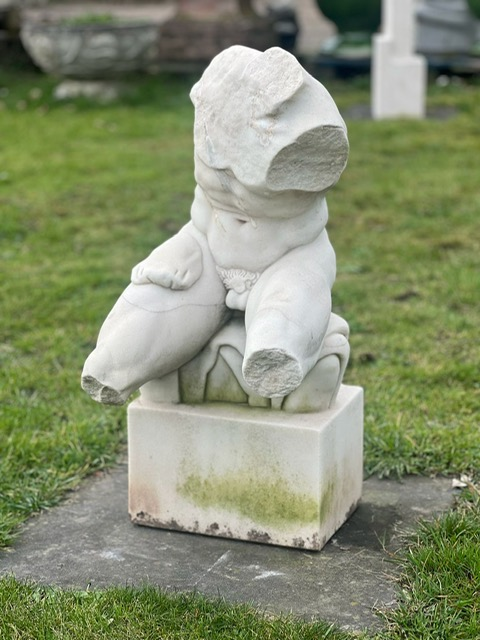 Handcarved marble sculpture